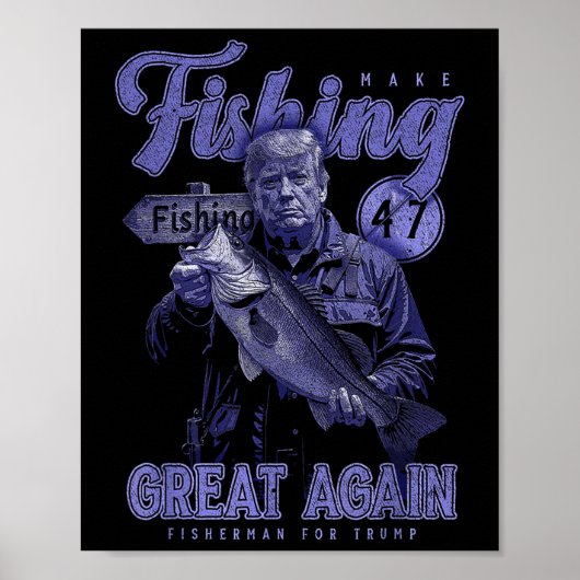 メイク魚釣り素晴らし再おもしろい度B魚釣りドナルドTr ポスター (正面)