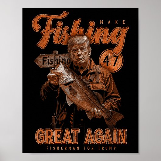 メイク魚釣り素晴らし再おもしろい度B魚釣りドナルドTr ポスター (正面)