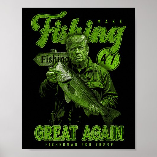 メイク魚釣り素晴らし再おもしろい度B魚釣りドナルドTr ポスター (正面)