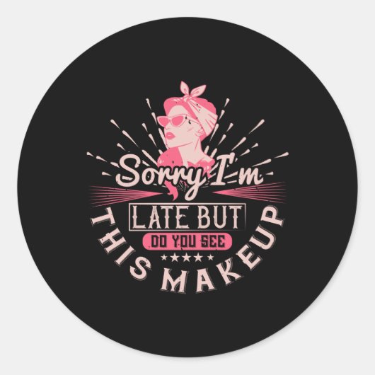 メイク – すまんメイクで遅くなっちゃった ラウンドシール (正面)