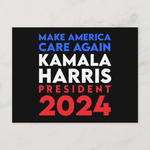 メイク・アメリカ気に・アリバイズ2024年ハリス社長 ポストカード