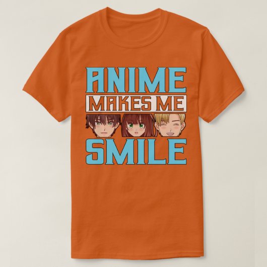 メイクmeスマイルマーチガールオタクギフト tシャツ (デザイン正面)