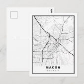 メイコン地図 ポストカード (正面/裏面)