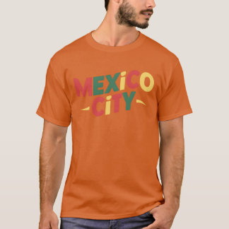 メイコ市お土産カラフルレターズフレンド Tシャツ