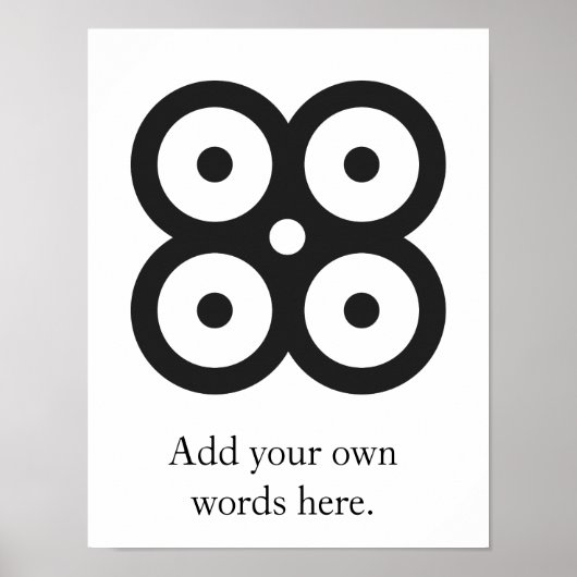 メイシーさん |知恵と知識の慎重さの象徴 ポスター (正面)