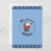 メイシーとシリルの誕生日 招待状 (裏面)