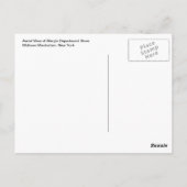 メイシーズデパート ポストカード (裏面)