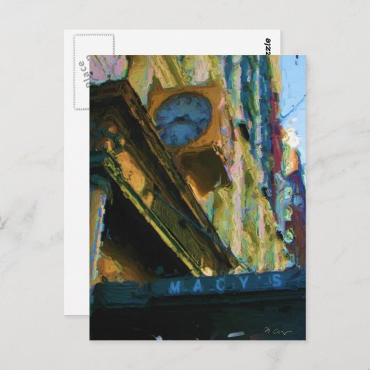 メイシーズニューヨーク ポストカード (正面/裏面)