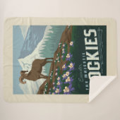 メイシーズフラワーショー|ロッキー シェルパブランケット (正面(横))