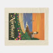 メイシーズフラワーショー | 北東 フリースブランケット (正面(横))