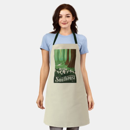 メイシーズフラワーショー | 南東 エプロン (着用した状態)