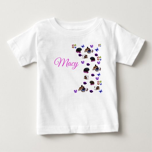 メイシー, 名前, モルモットとパンジーと, ベビーTシャツ (正面)