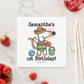 メイジアットザビーチ誕生日 スタンダードランチョンナプキン (インサイチュ)