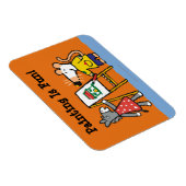 メイジーとダテ絵を描アアットプレスクール マグネット (右側)