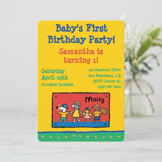 メイジーとフ最高のレンズが手を握る 招待状 (スタンド正面)