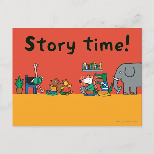 メイジーと友読達 ポストカード (正面)