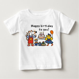 メイジーハッピーバースデー ベビーTシャツ