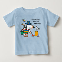 メイジービーチサンドキャッスルサンシャインシーシェルズシャツ