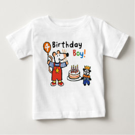 メイジー誕生日少年、4歳 ベビーTシャツ
