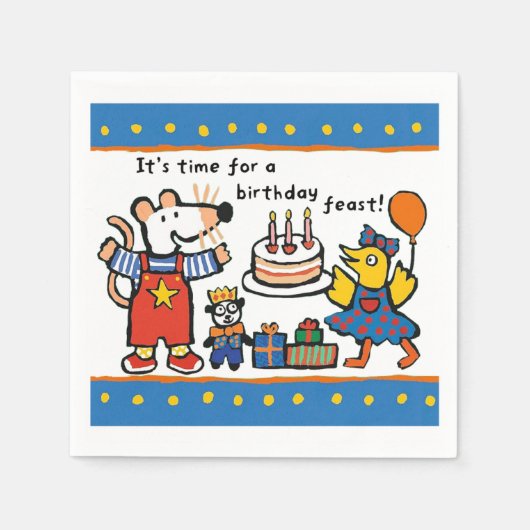 メイジー誕生日祭 スタンダードカクテルナプキン (正面)