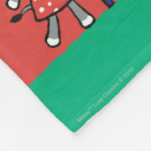 メイジー・オン・ザ・プレイグラウンド・ウィズ・フレンズ フリースブランケット (角)