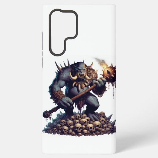 メイスを持つトロール SAMSUNG GALAXYケース (裏面)