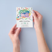 メイスキッズアートの誕生日のための安絵画価なドレス チラシ (手)