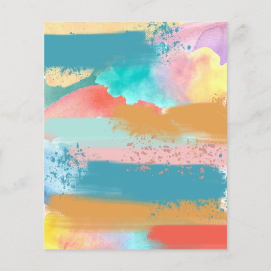 メイスキッズアートの誕生日のための安絵画価なドレス チラシ (裏面)