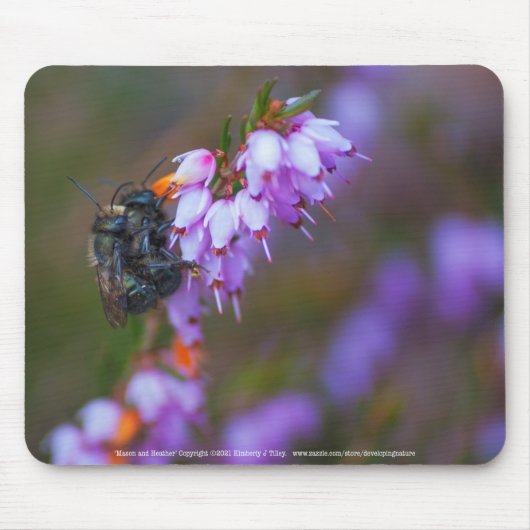 メイスンとヘザー マウスパッド (正面)