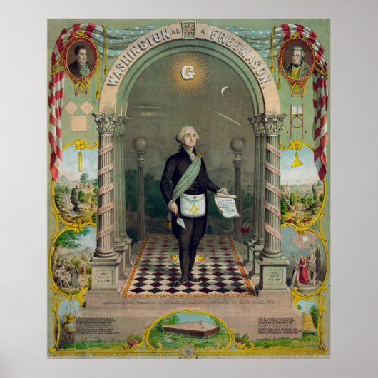 メイスンのジョージ・ワシントン ポスター (正面)