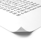 メイスンの瓶とピンクのハート結婚のシーティングチャート ポスター (角)