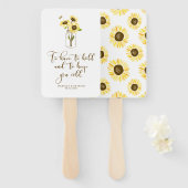 メイスンの瓶に保ひまの結婚花 ハンドファン (正面&裏面)