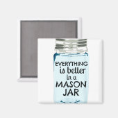 メイスンの瓶の中で何もかも良い南アフリカの マグネット (正面/裏面)