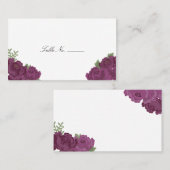 メイスンエレガントジャゲストエスコートカード プレイスカード (正面/裏面)