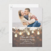 メイスンジャイルライツ素朴レースフォトセーブ日付 案内ポストカード (正面/裏面)