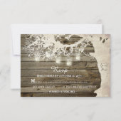 メイスンジャストリングライツツリーバ素朴ンウッドRSVP 出欠カード (正面)