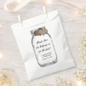 メイスンジャルトリーバーラップハートサンキュー結婚ズ フェイバーバッグ (クリップ留めされた状態)