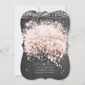 メイスンジャルピンクシャルボードハートリーフツリー 招待状 (裏面)