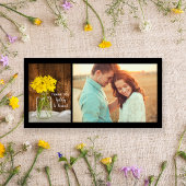 メイスンジャーとデイジーカントリーウェディングありがとう サンキューカード