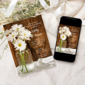 メイスンジャーとデイジーカントリーポス結婚トブランチ 招待状