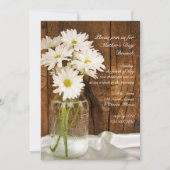 メイスンジャーとデイジーカントリーマザーズデイブランチ 招待状 (正面)