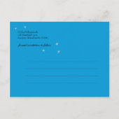 メイスンジャーとホタルの結婚式招待状 案内ポストカード (裏面)