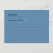 メイスンジャーとホタルの結婚式招待状 案内ポストカード (裏面)