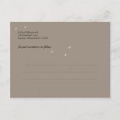 メイスンジャーとホタルの結婚式招待状 案内ポストカード (裏面)