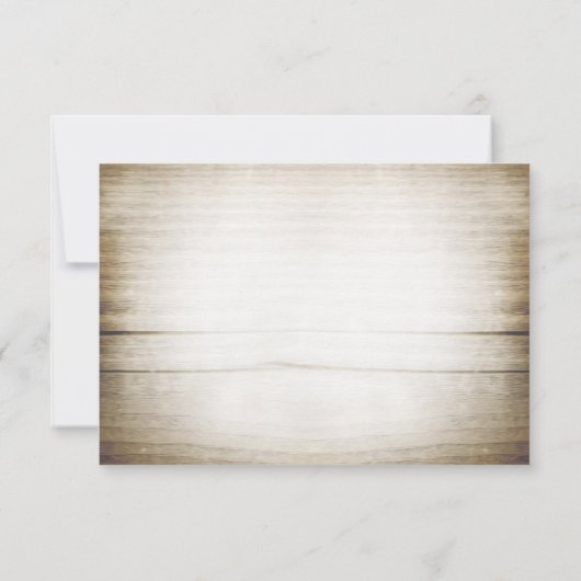 メイスンジャーと白い花の結婚式RSVPカード 出欠カード (裏面)