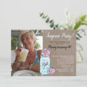 メイスンジャーのサプライズ誕生日パーティーの招待状 招待状 (スタンド正面)