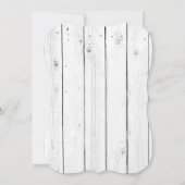 メイスンジャーのストリングライト5x7結婚式招待状 招待状 (裏面)