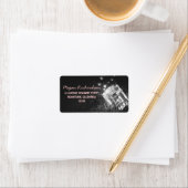 メイスンジャーのロマンチックなナイトライト住所 シール (インサイチュ)