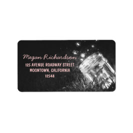 メイスンジャーのロマンチックなナイトライト住所 シール