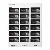 メイスンジャーのロマンチックなナイトライト住所 シール (フルシート)